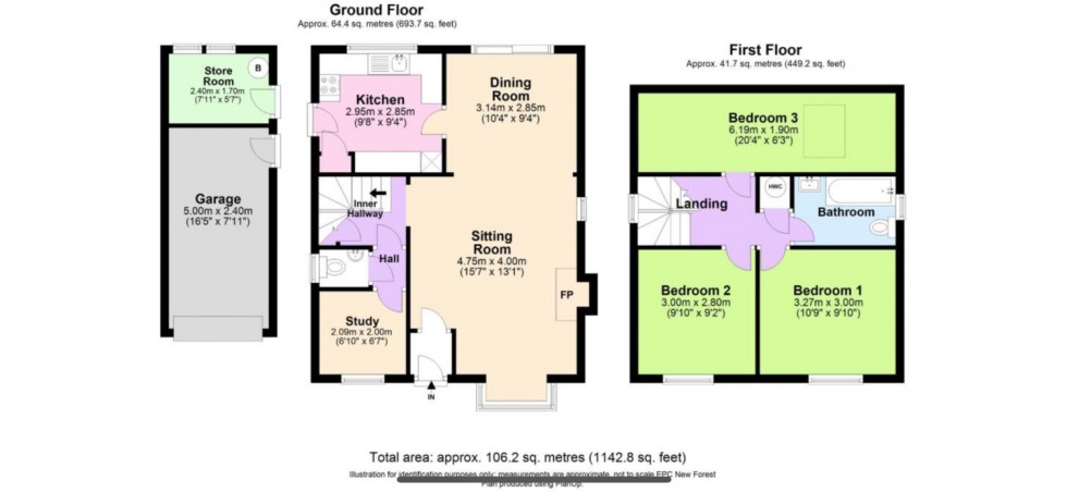 Floorplan for Main Road, East Boldre, Brockenhurst, Hampshire, SO42