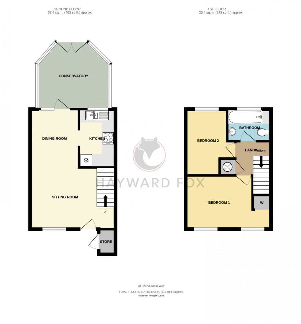 Floorplan for Harvester Way, Lymington, Hampshire, SO41