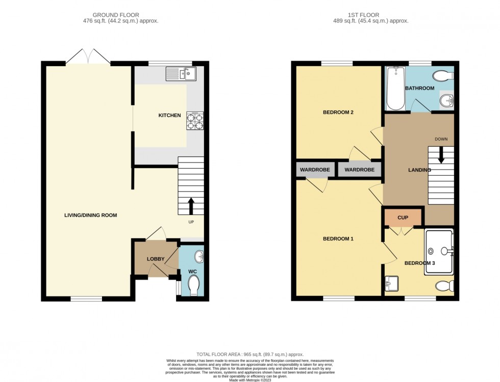 Floorplan for Grove Place, Lymington, Hampshire, SO41