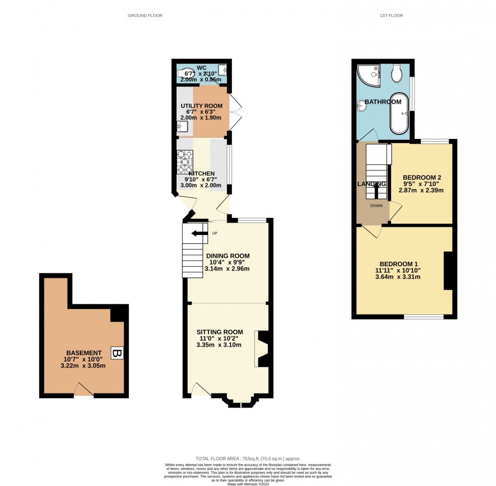 Floorplan for Gosport Street, Lymington, Hampshire, SO41