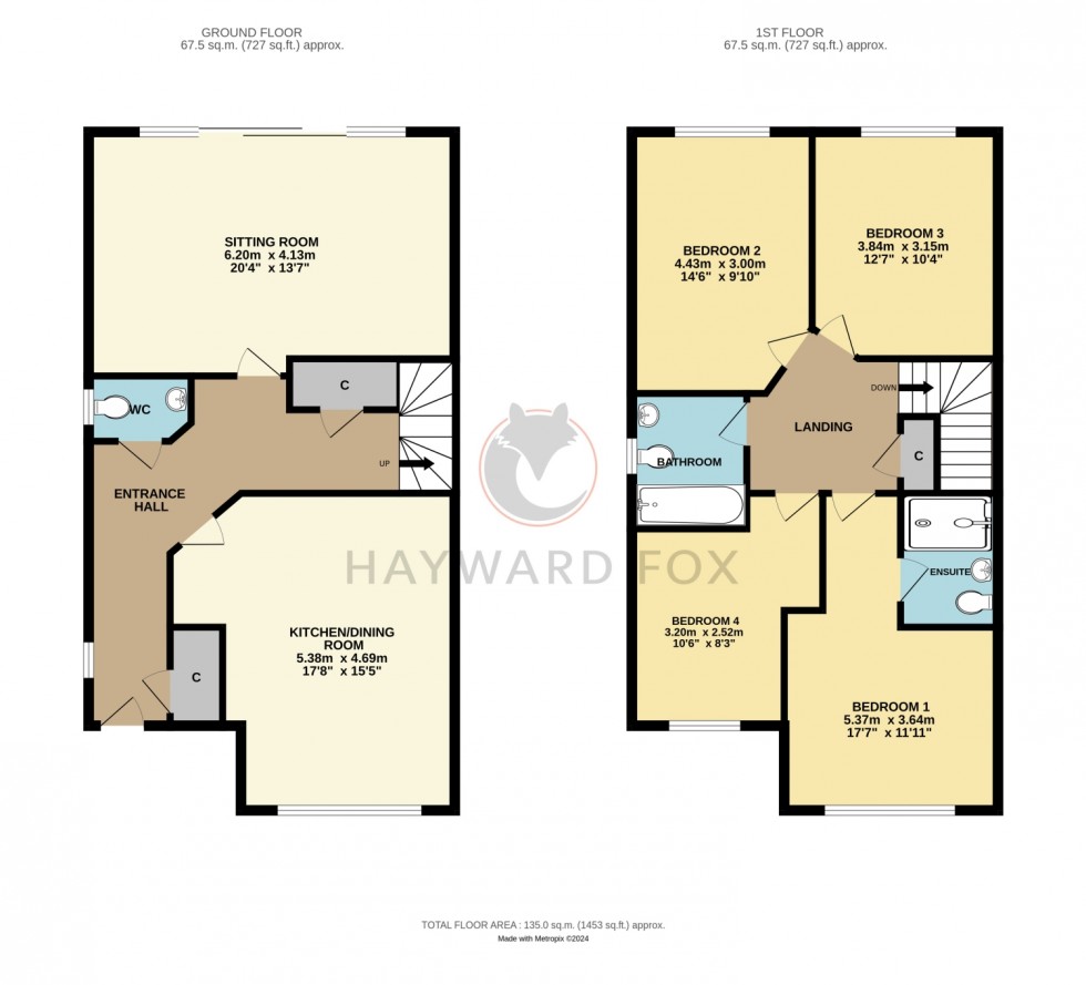 Floorplan for Lodge Road, Lymington, Hampshire, SO41