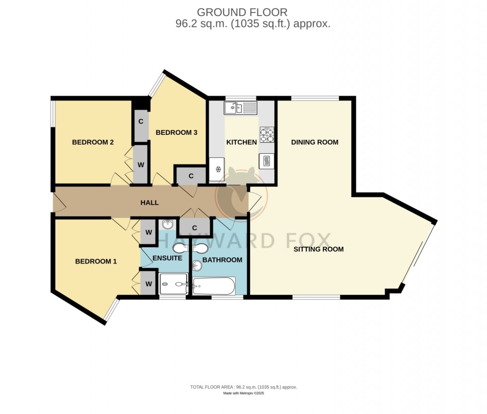 Floorplan for Camden Hurst, Milford on Sea, Lymington, Hampshire, SO41
