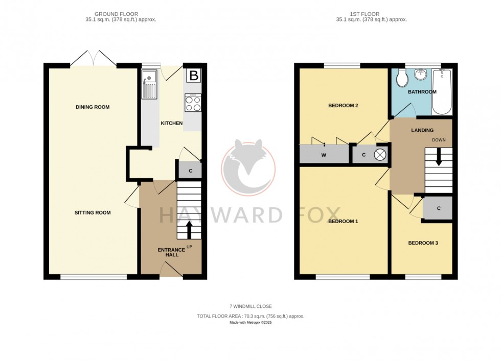 Floorplan for Windmill Close, Milford on Sea, Lymington, Hampshire, SO41