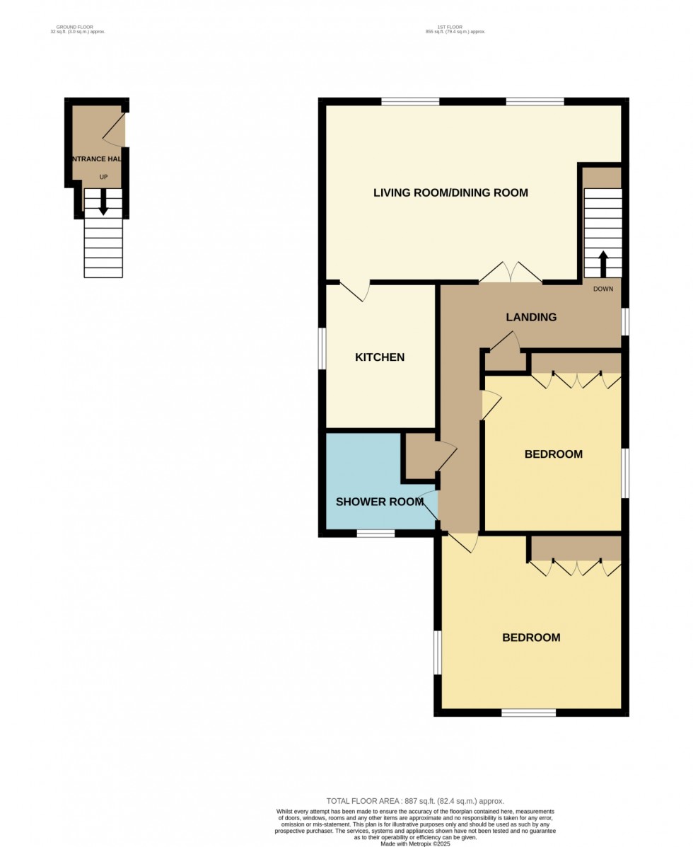 Floorplan for High Street, Milford on Sea, Lymington, Hampshire, SO41