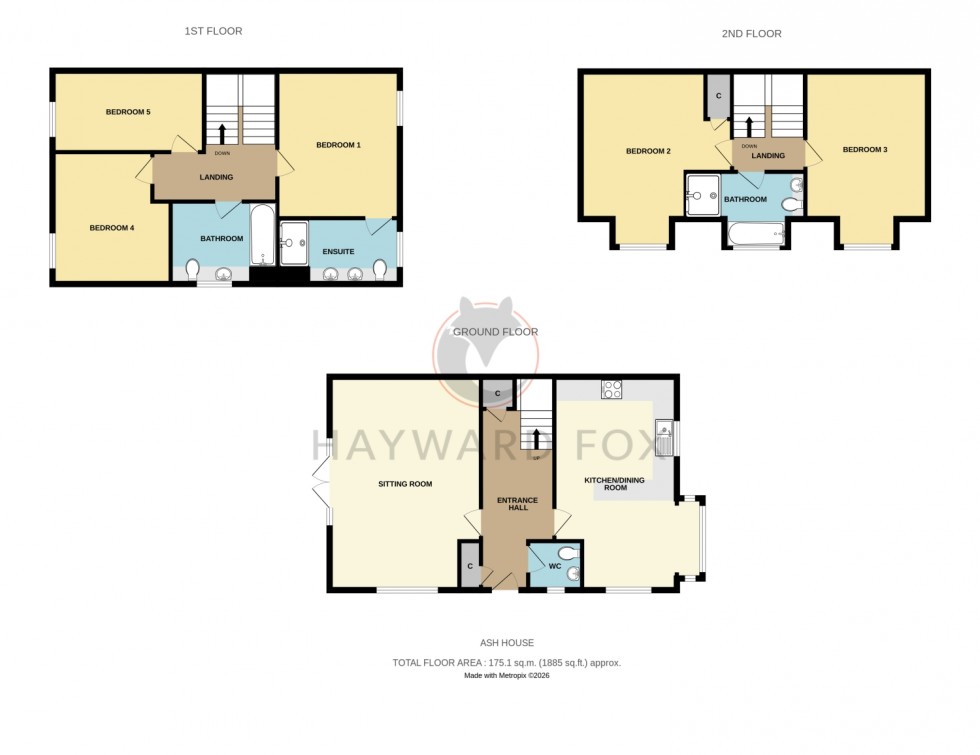Floorplan for Lower Pennington Lane, Pennington, Lymington, Hampshire, SO41