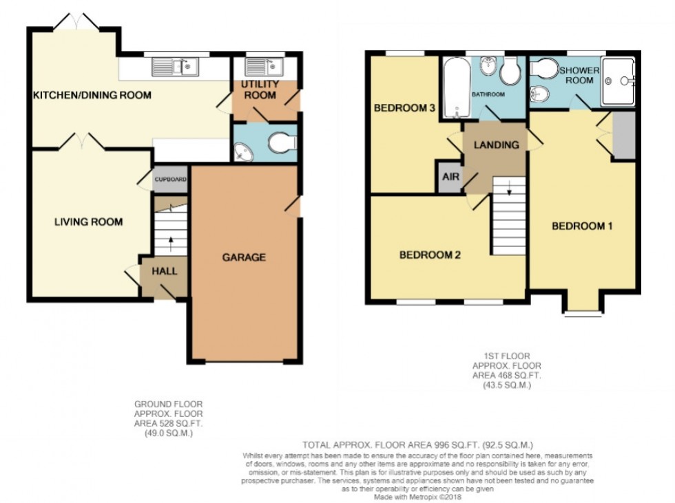 Floorplan for Princess Royal Close, Lymington, Hampshire, SO41 9NY