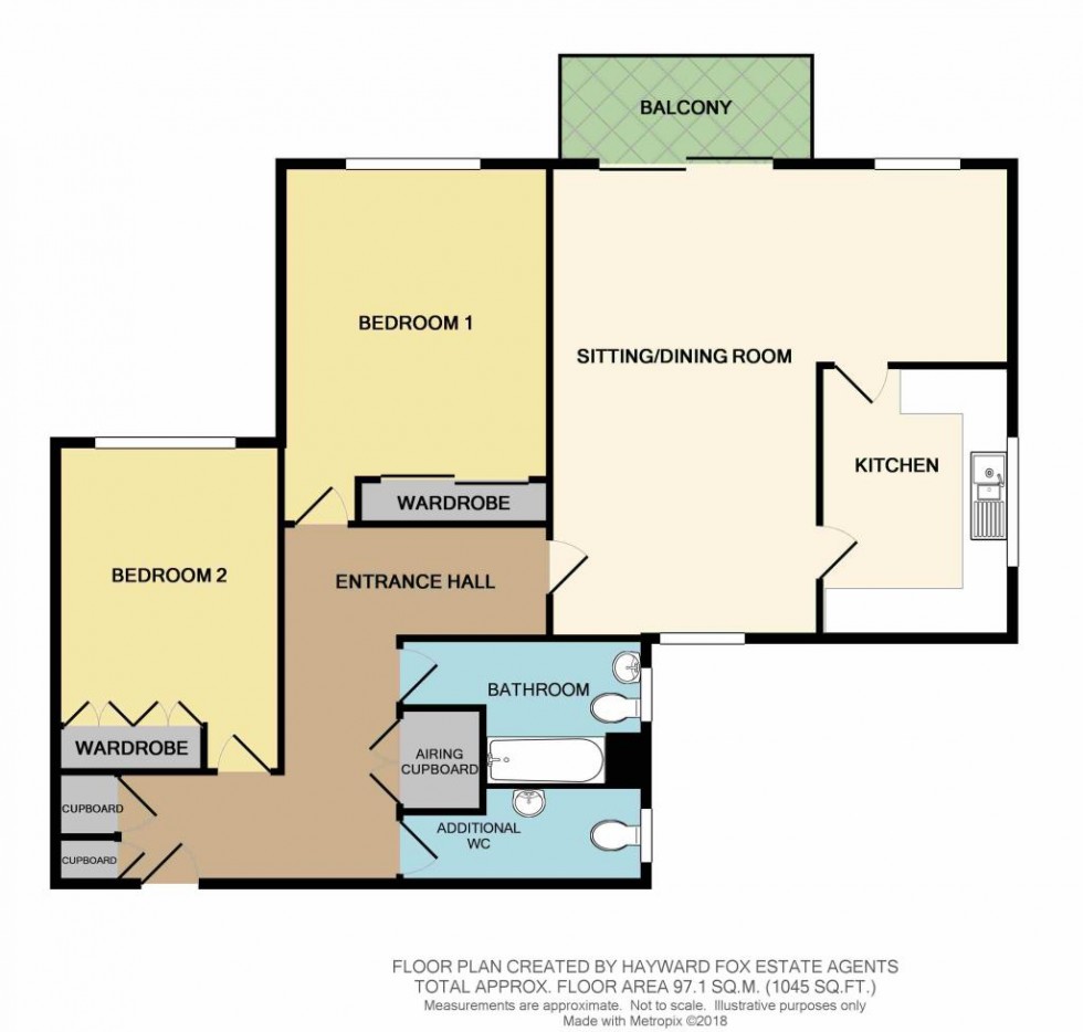 Floorplan for Keats Avenue, Milford on Sea, Lymington, Hampshire, SO41 0WG