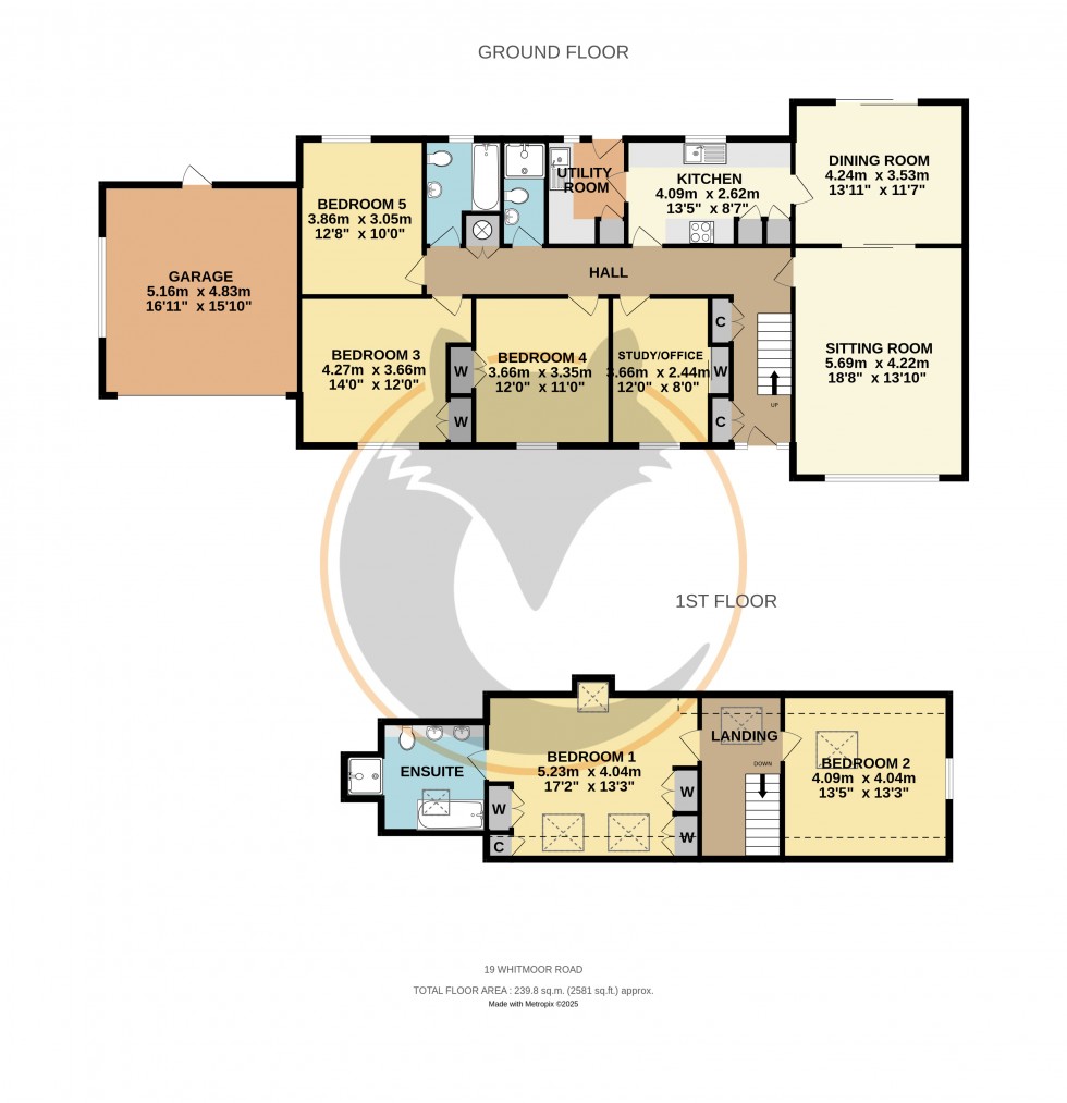Floorplan for Brockenhurst, Hampshire