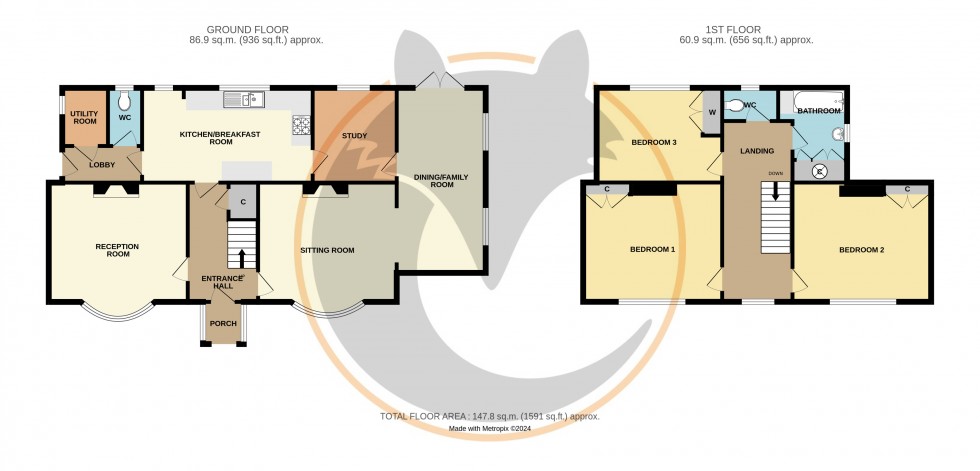 Floorplan for Sway, Lymington, Hampshire