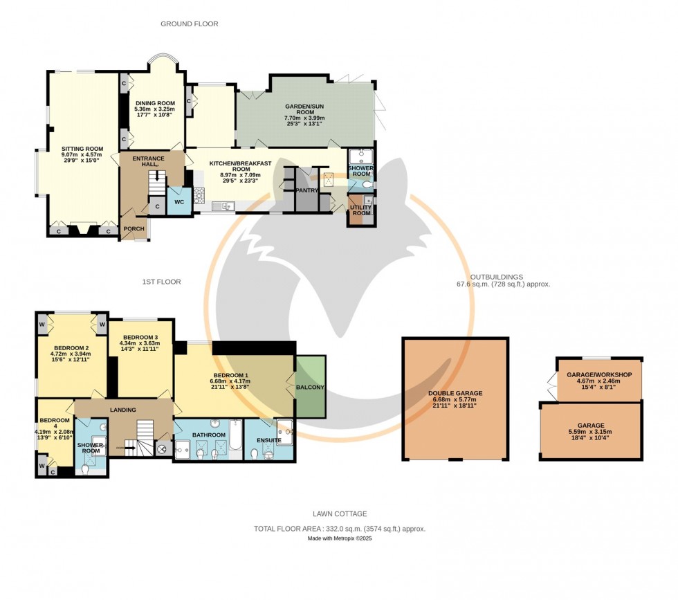 Floorplan for Brockenhurst, Hampshire