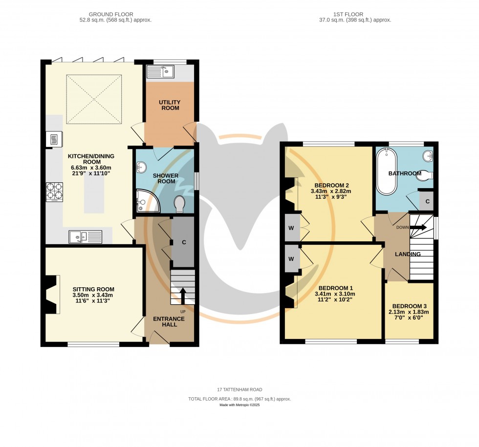 Floorplan for Brockenhurst, Hampshire