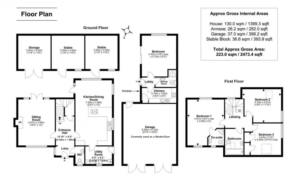 Floorplan for Sway, Lymington, Hampshire