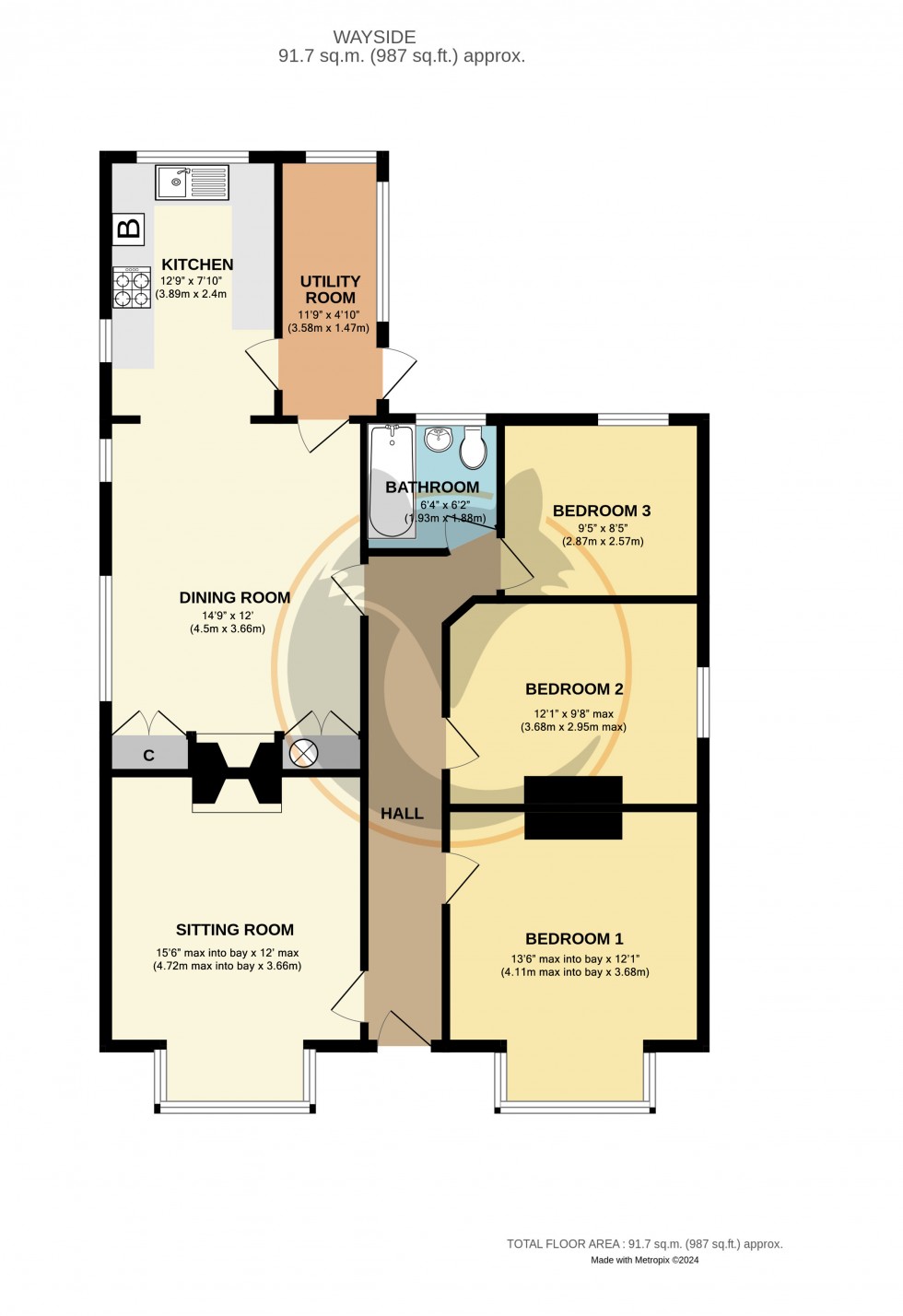 Floorplan for Brockenhurst, Hampshire