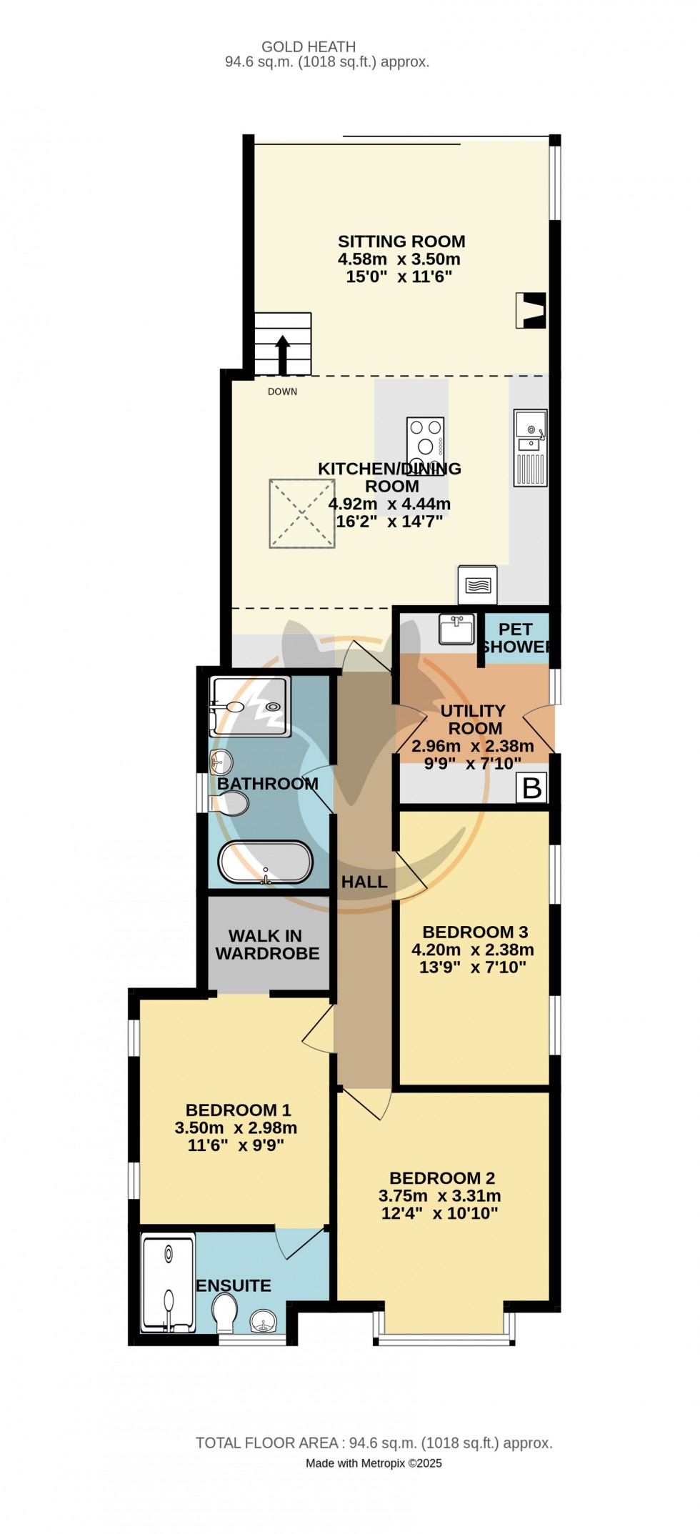 Floorplan for Sway, Lymington, Hampshire