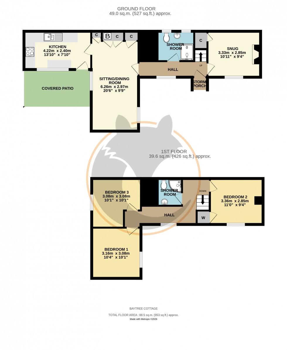 Floorplan for Sway, Lymington, Hampshire