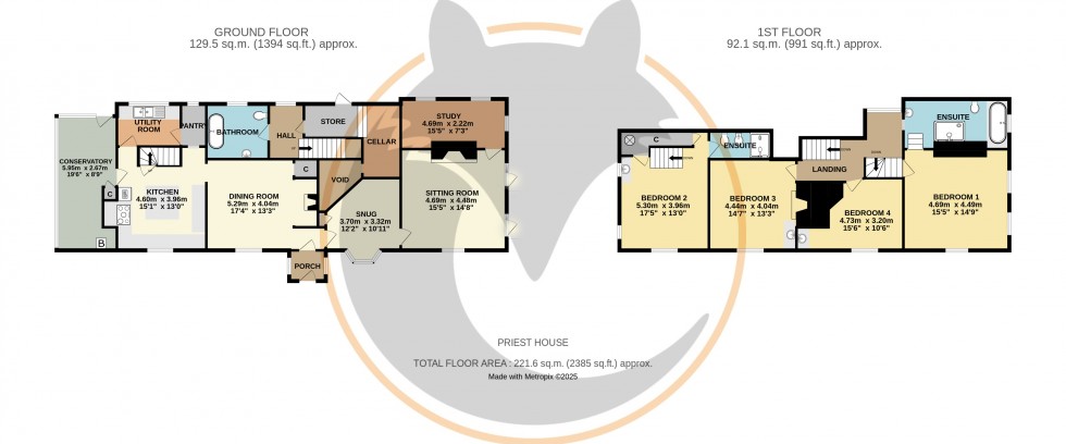 Floorplan for Sopley, Christchurch, Hampshire