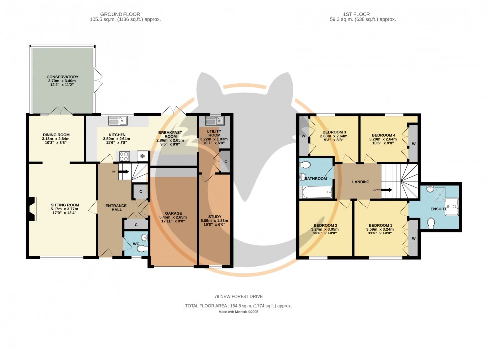 Floorplan for Brockenhurst, Hampshire
