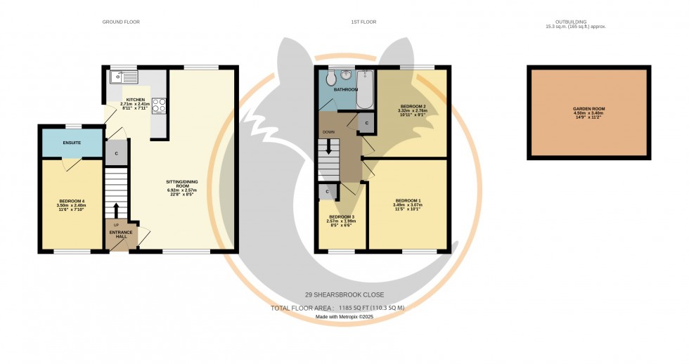 Floorplan for Bransgore, Christchurch, Hampshire