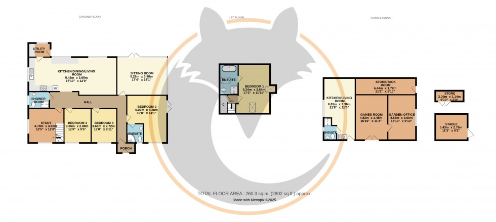 Floorplan for Tiptoe, Hampshire, Hordle