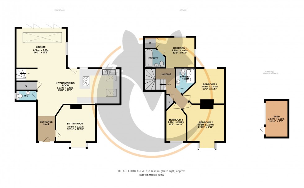 Floorplan for Sway, Lymington, Hampshire