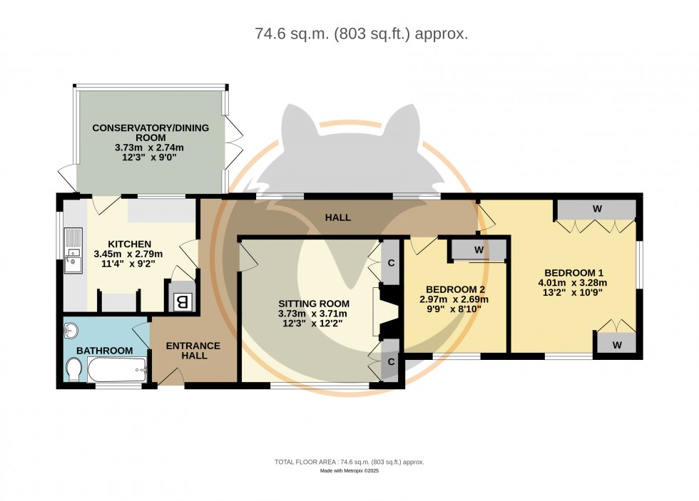 Floorplan for Brockenhurst, Hampshire