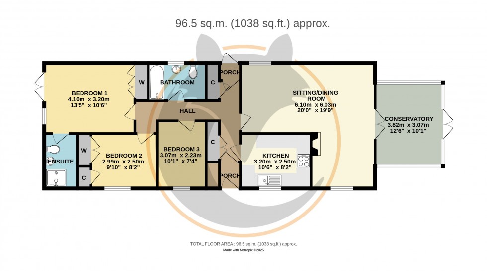 Floorplan for Sway, Lymington, Hampshire
