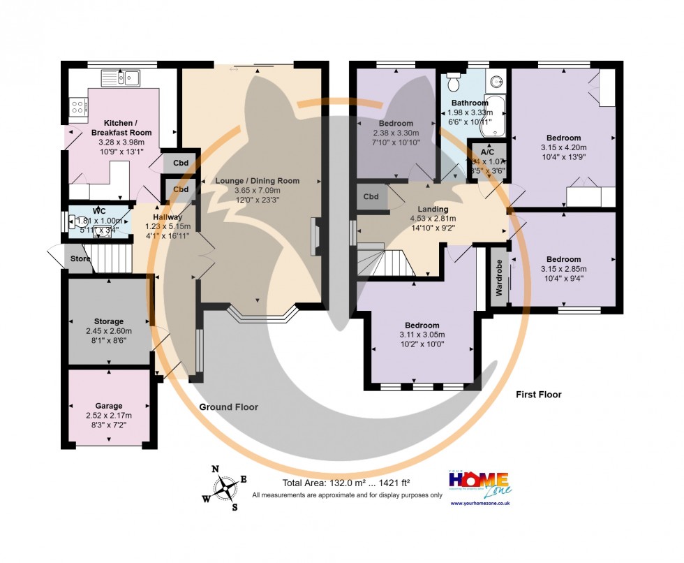 Floorplan for Bransgore, Christchurch, Hampshire