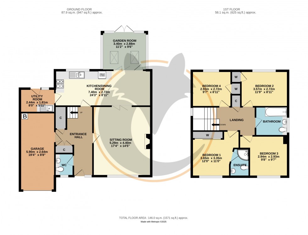 Floorplan for Sway, Lymington, Hampshire