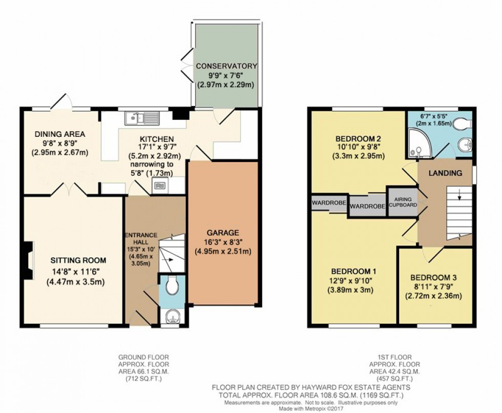 Floorplan for Sway, Lymington