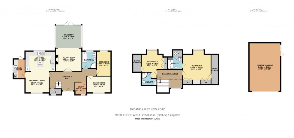 Floorplan for Tiptoe, Lymington, Hampshire