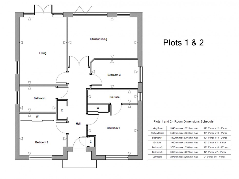 Floorplan for Sway, Lymington, Hampshire