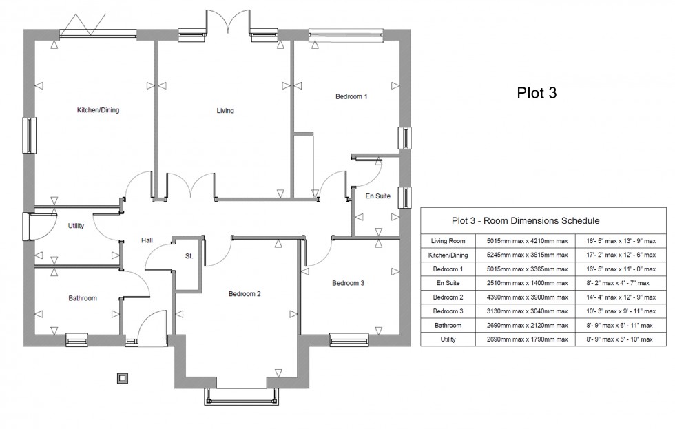 Floorplan for Sway, Lymington, Hampshire