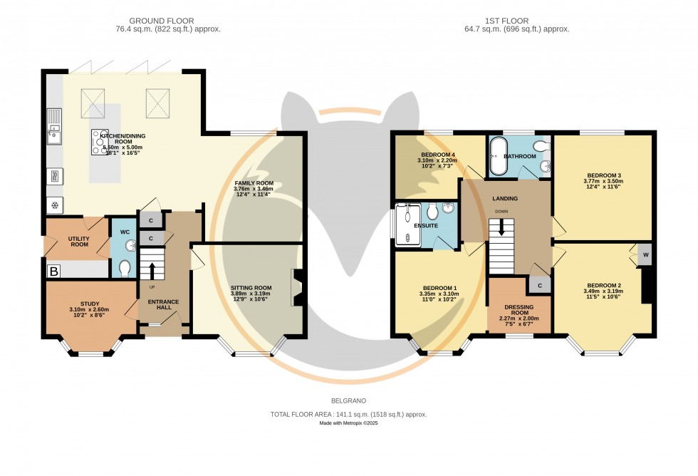 Floorplan for Sway, Lymington, Hampshire