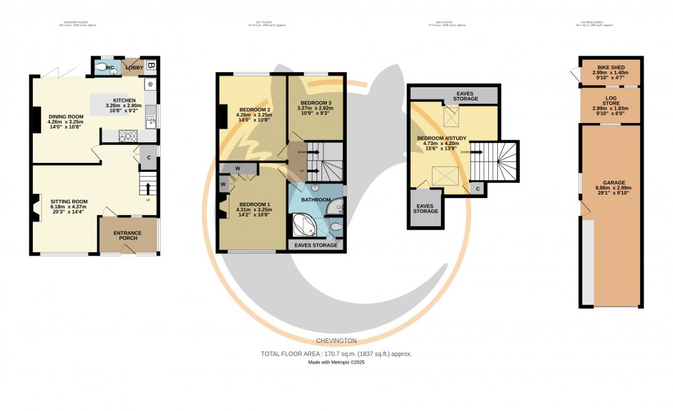 Floorplan for Fawley, Southampton, Hampshire