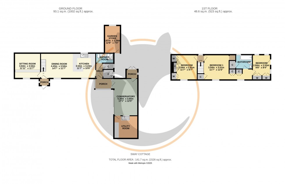 Floorplan for Sway, Lymington, Hampshire