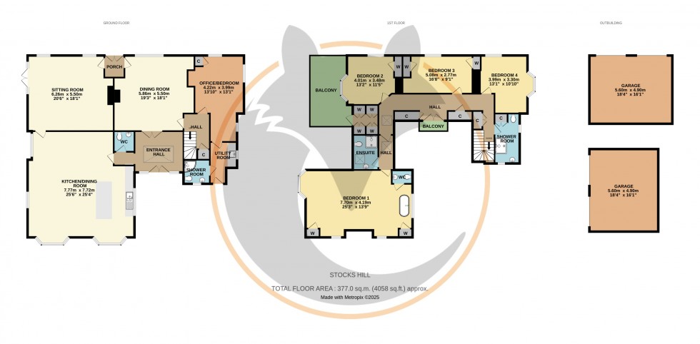 Floorplan for Burley, Ringwood, Hampshire