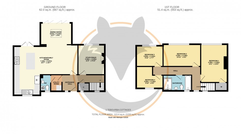 Floorplan for Sway, Lymington, Hampshire