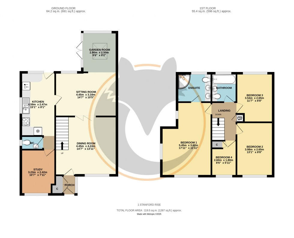 Floorplan for Sway, Lymington, Hampshire