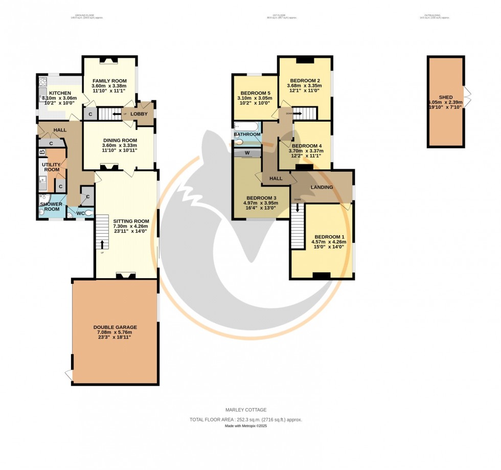 Floorplan for Sway, Lymington, Hampshire