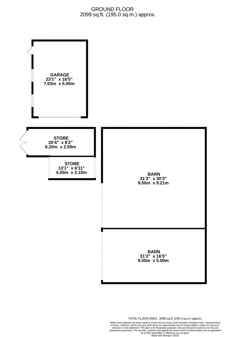 Floorplan for Southampton Road, Boldre, Lymington, Hampshire