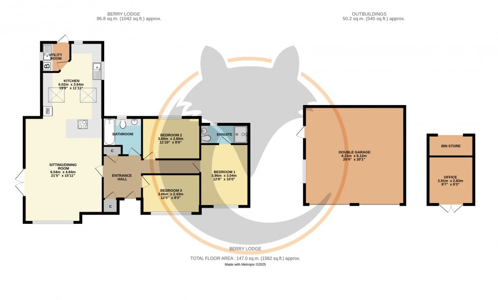 Floorplan for Sway, Lymington, Hampshire