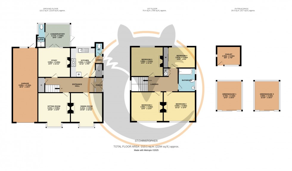 Floorplan for Sway, Lymington, Hampshire