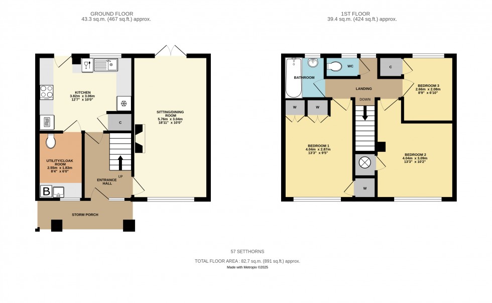 Floorplan for Sway, Lymington, Hampshire