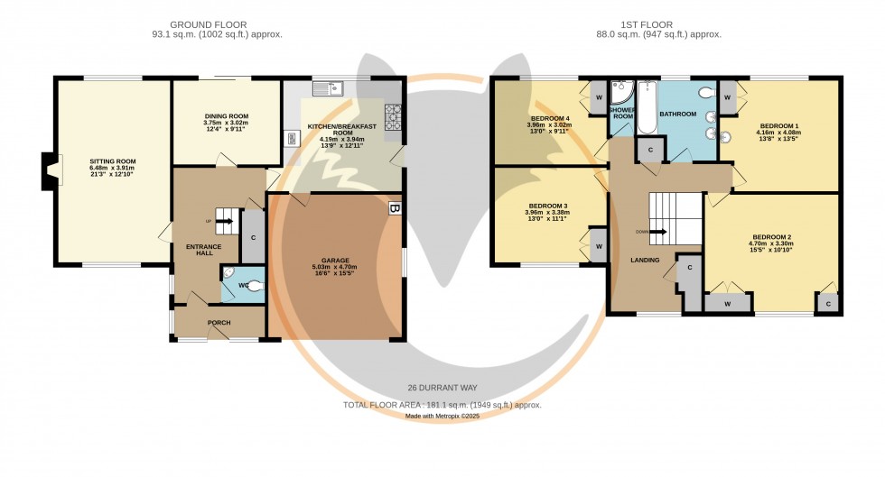 Floorplan for Sway, Lymington, Hampshire