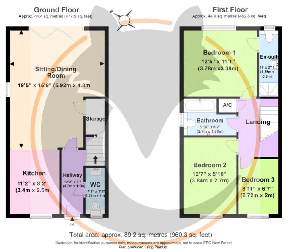 Floorplan for Sway, Lymington, Hampshire