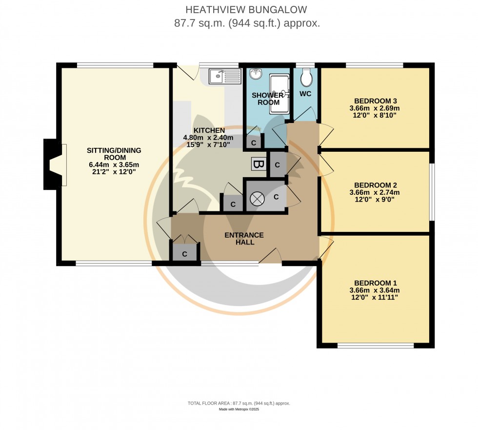 Floorplan for Sway, Lymington, Hampshire