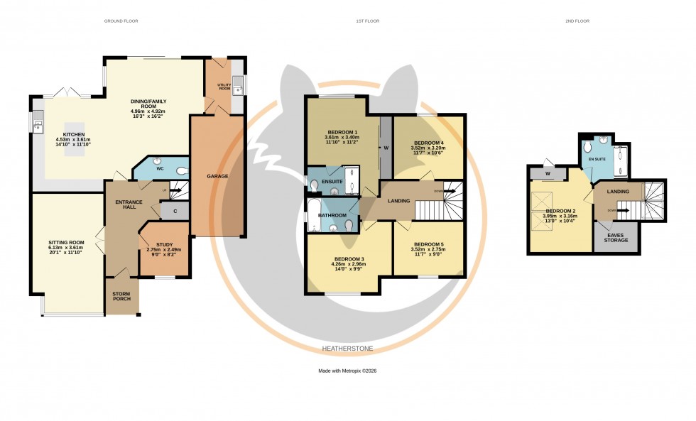 Floorplan for Sway, Lymington, Hampshire