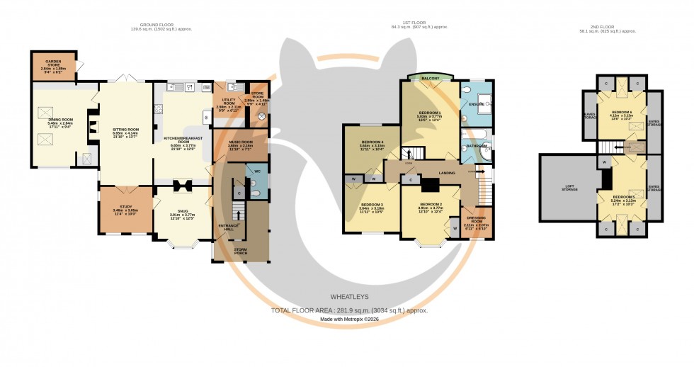 Floorplan for Minstead, Lyndhurst, Hampshire