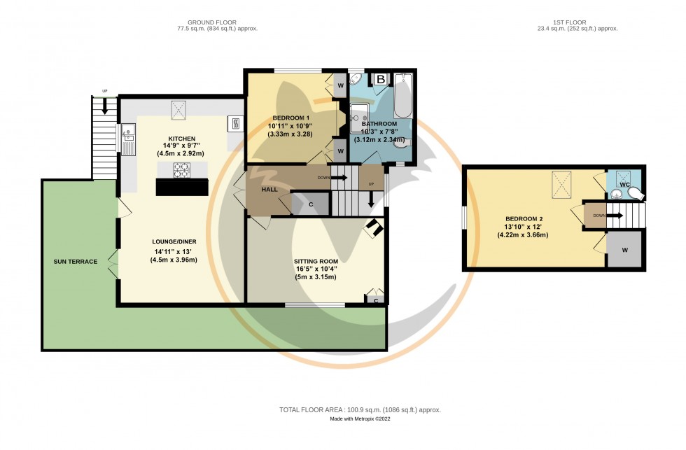 Floorplan for Sway, Hampshire