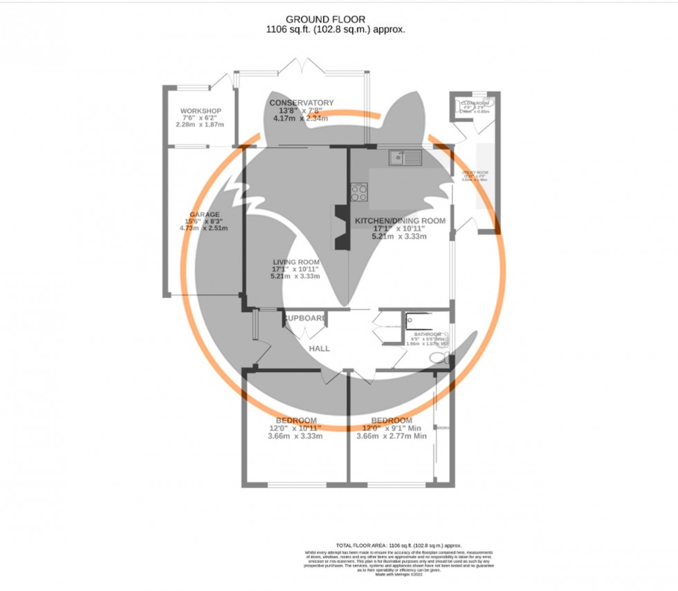 Floorplan for Sway, Lymington, Hampshire